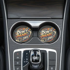 Don't Panic Yet Car Coasters Set - Road Muse