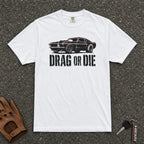 Drag or Die Vintage Muscle Car Tee - Road Muse