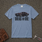 Drag or Die Vintage Muscle Car Tee - Road Muse