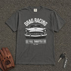 Drag Racing Full Throttle Vintage Tee - Road Muse