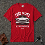 Drag Racing Full Throttle Vintage Tee - Road Muse