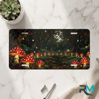 Enchanted Mushroom Forest Vanity Plate - Road Muse