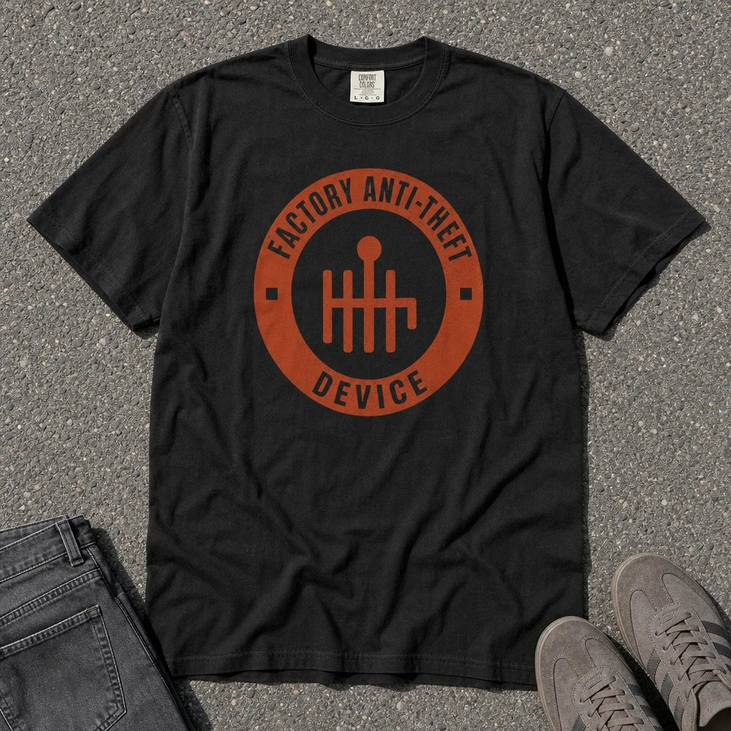 Factory Anti-Theft Device Logo Tee - Road Muse