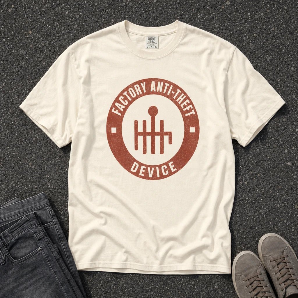 Factory Anti-Theft Device Logo Tee - Road Muse