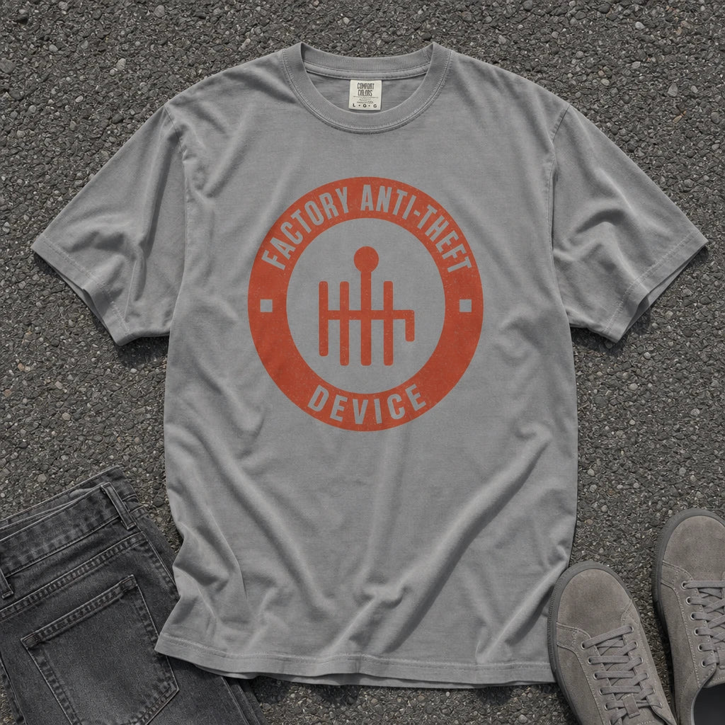 Factory Anti-Theft Device Logo Tee - Road Muse