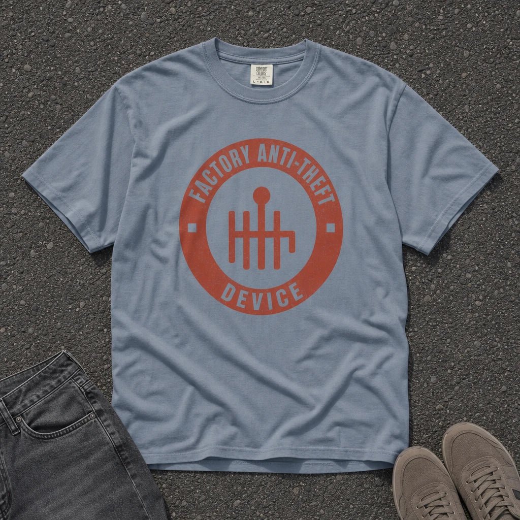 Factory Anti-Theft Device Logo Tee - Road Muse