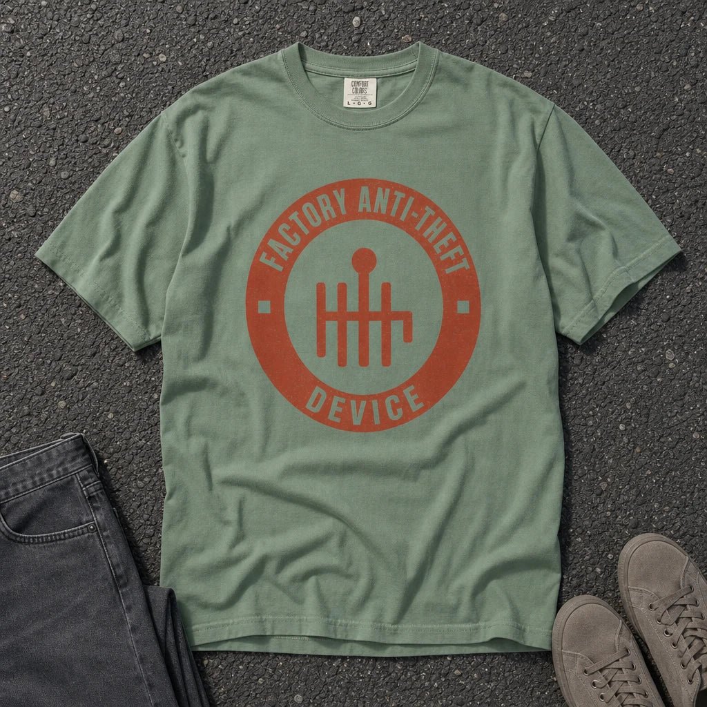 Factory Anti-Theft Device Logo Tee - Road Muse