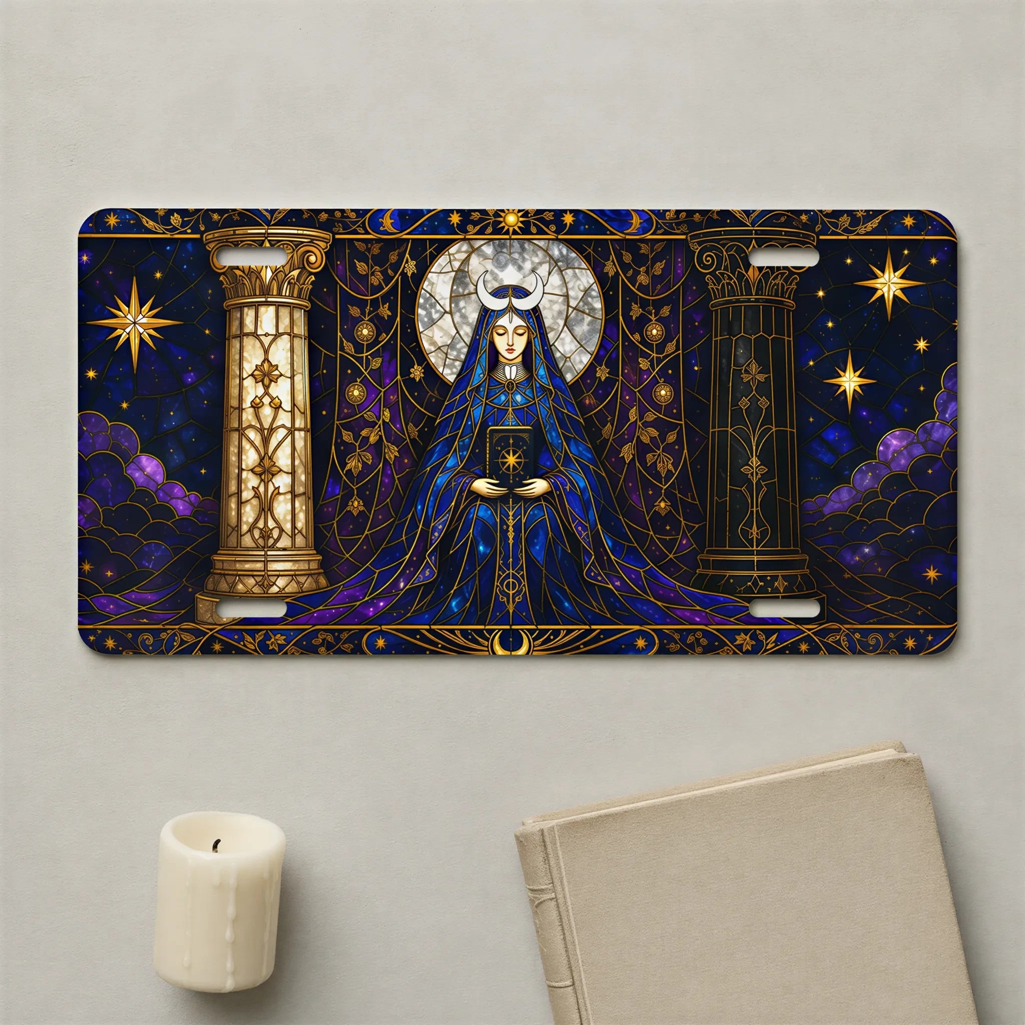 Mystic Oracle Celestial Vanity Plate