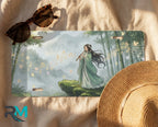 Forest Spirit Flute Player Bamboo Vanity Plate