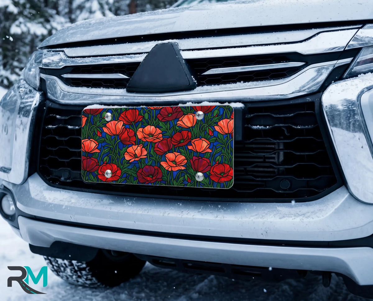 Floral Garden Decorative Vanity Plate - Road Muse