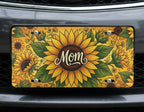 Sunflower Mom Vanity Plate
