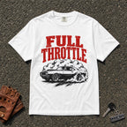 Full Throttle Retro Burnout Muscle Tee - Road Muse