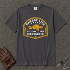 Garage Life Wrench Fist Mechanic Tee - Road Muse