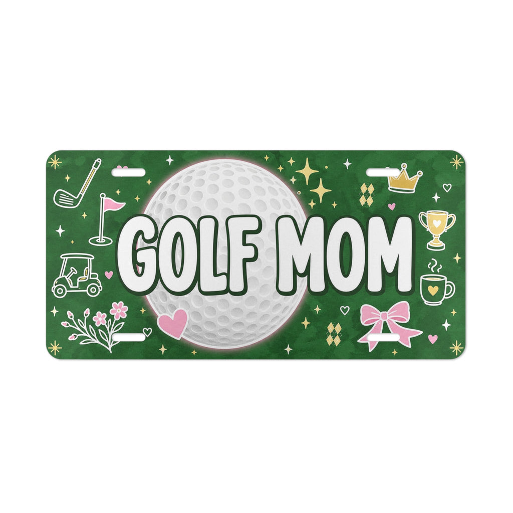 Golf Mom Vanity Plate - Road Muse