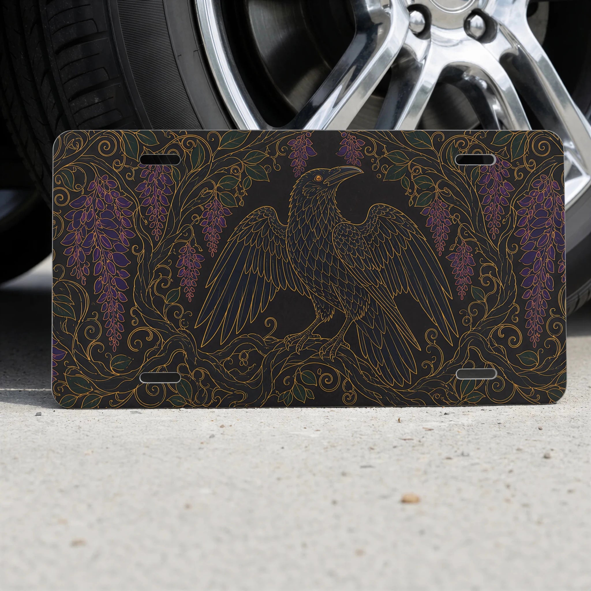 Gothic Celestial Decorative Vanity Plate - Road Muse
