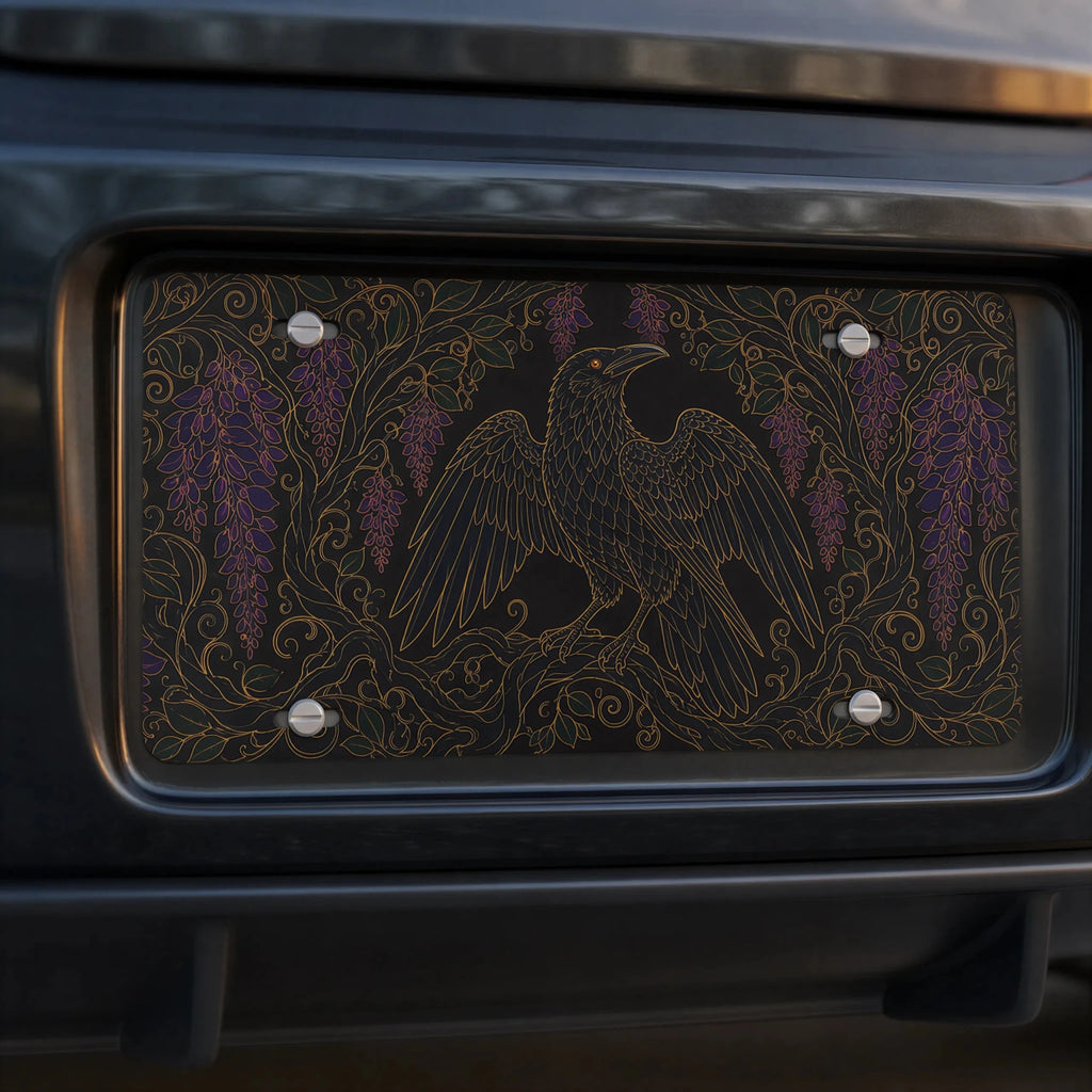 Gothic Celestial Decorative Vanity Plate - Road Muse