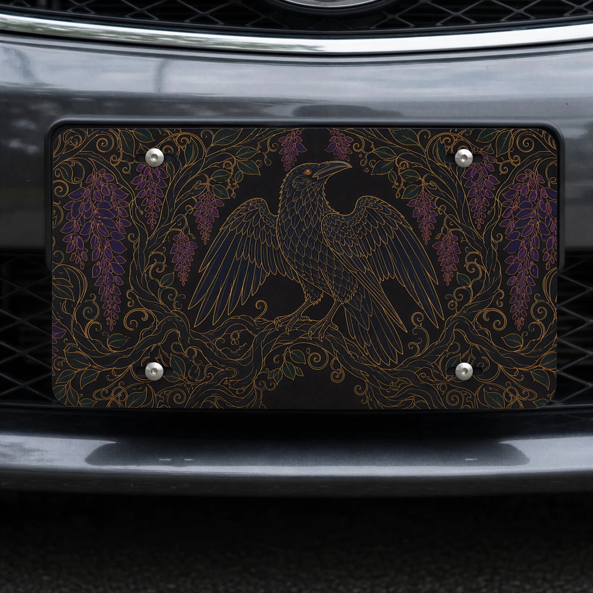 Gothic Celestial Decorative Vanity Plate - Road Muse