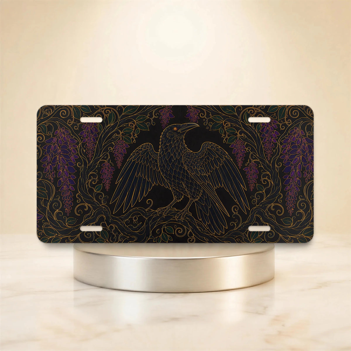 Gothic Celestial Decorative Vanity Plate - Road Muse