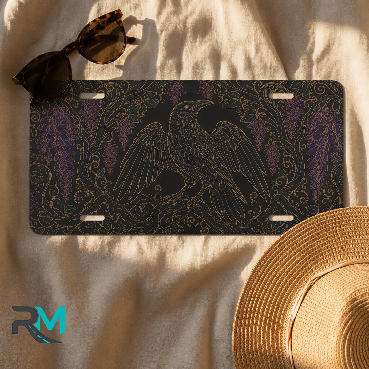 Gothic Celestial Decorative Vanity Plate - Road Muse
