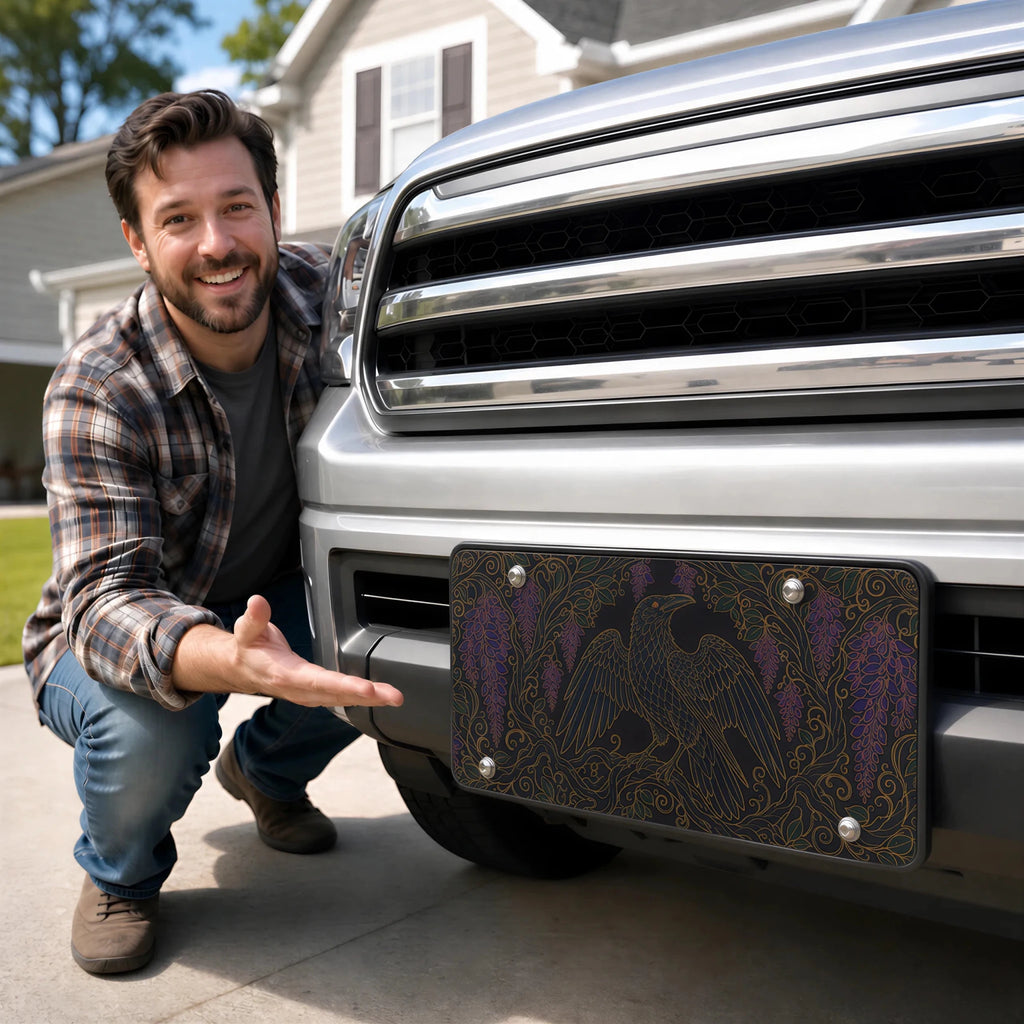 Gothic Celestial Decorative Vanity Plate - Road Muse