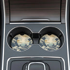 Great Wave Car Coasters Set - Road Muse