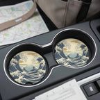 Great Wave Car Coasters Set - Road Muse
