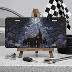 Haunted Manor Ghostly Spirit Vanity Plate - Road Muse