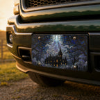 Haunted Manor Ghostly Spirit Vanity Plate - Road Muse