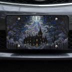 Haunted Manor Ghostly Spirit Vanity Plate - Road Muse