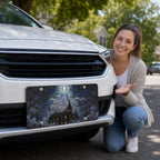 Haunted Manor Ghostly Spirit Vanity Plate - Road Muse