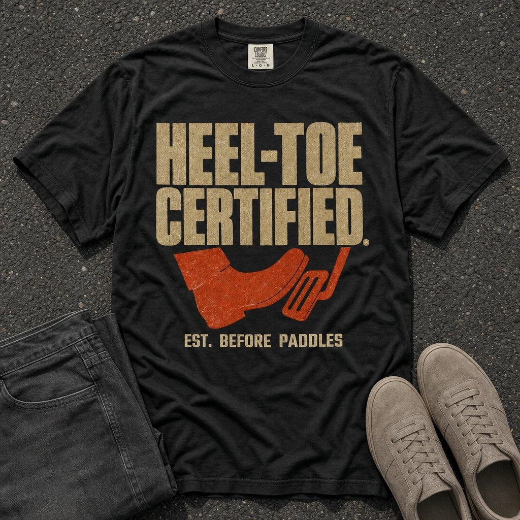 Heel Toe Certified Paddle Retro Tee - Road Muse