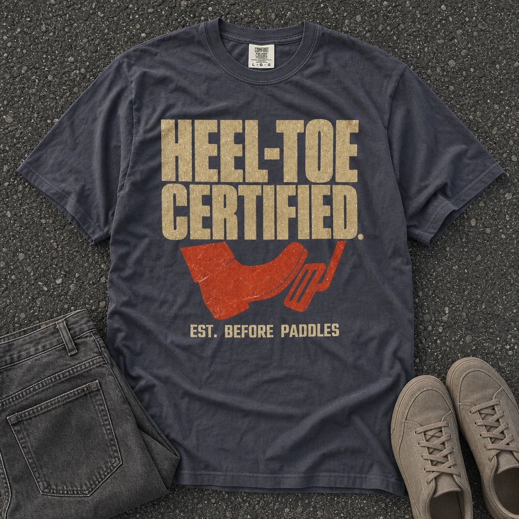 Heel Toe Certified Paddle Retro Tee - Road Muse