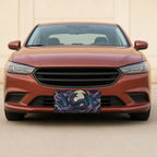 Blue Dragon Moon Fantasy Vanity Plate