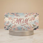 Mom Cherry Blossom Birds Vanity Plate