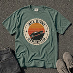Hill Start Certified Vintage Car Badge Tee - Road Muse