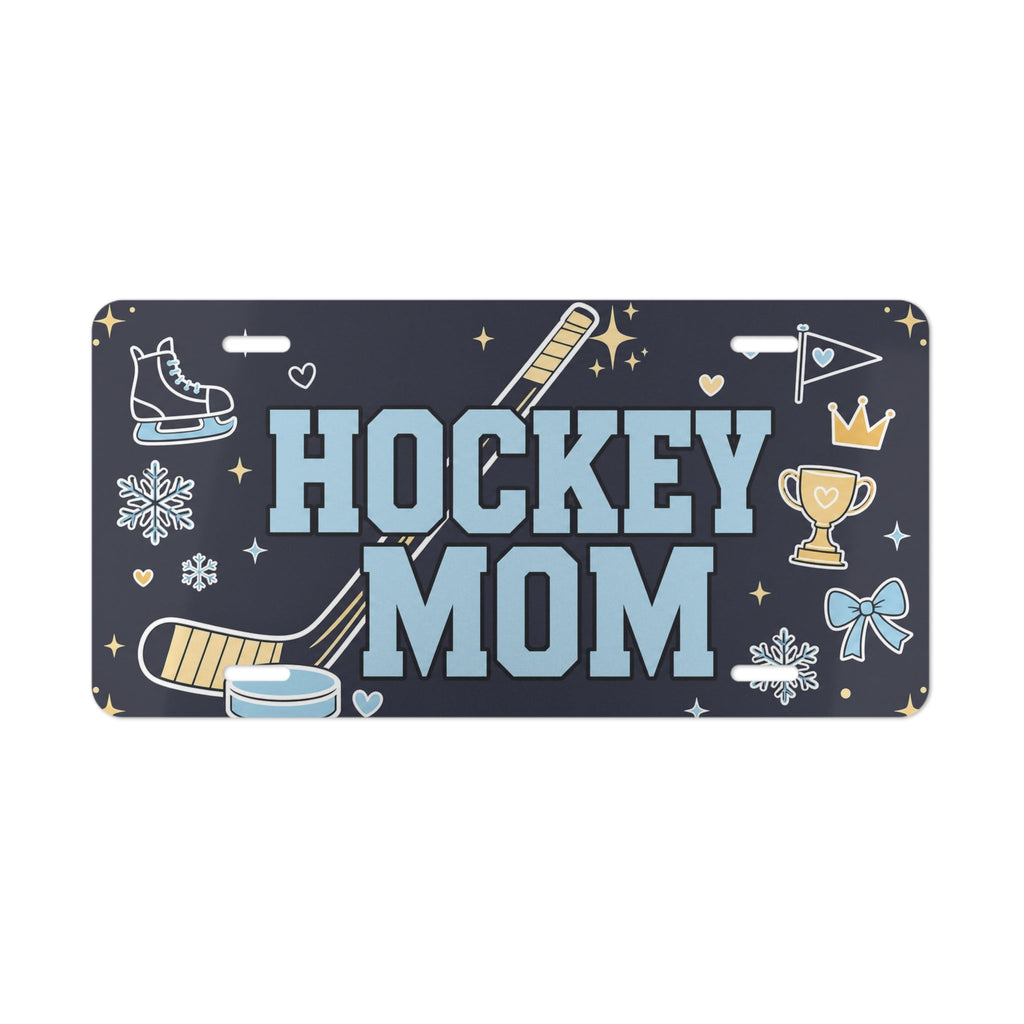 Hockey Mom Vanity Plate - Road Muse