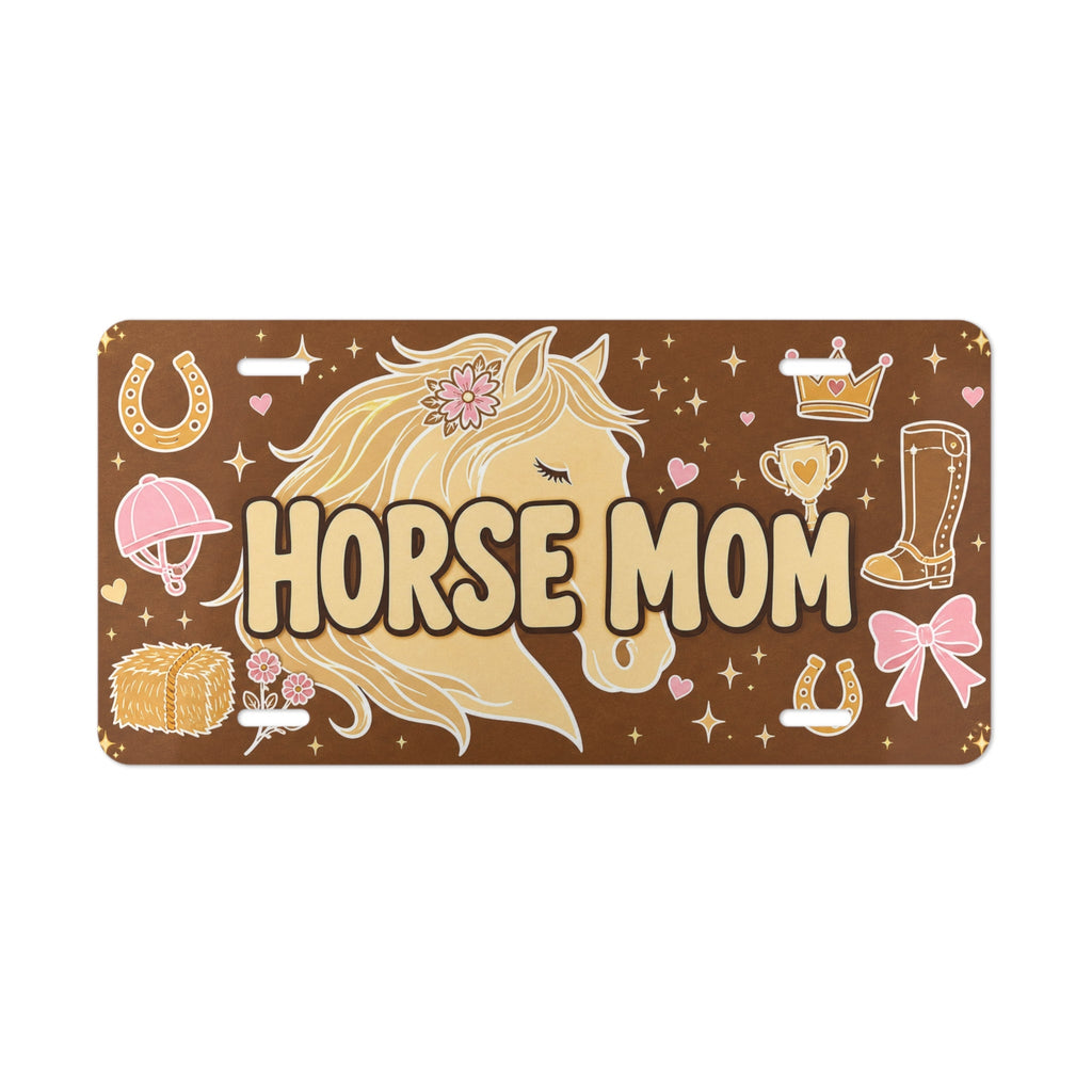 Horse Mom Vanity Plate - Road Muse
