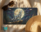 Howling Wolf Moon Vanity Plate - Road Muse