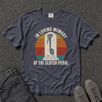 In Loving Memory Clutch Pedal Sunset Tee - Road Muse