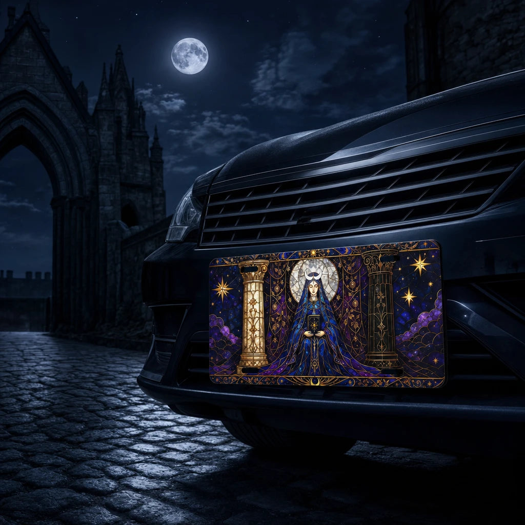 Mystic Oracle Celestial Vanity Plate