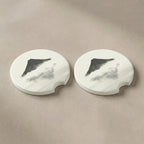 Ink Wash Mountain Car Coasters Set - Road Muse