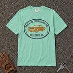 island reef radiator springs route 66 retro tshirt - vintage motor club comfort colors tee