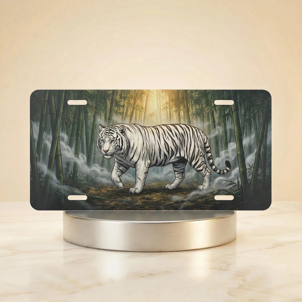 Japanese Art Illustration Vanity Plate - Road Muse