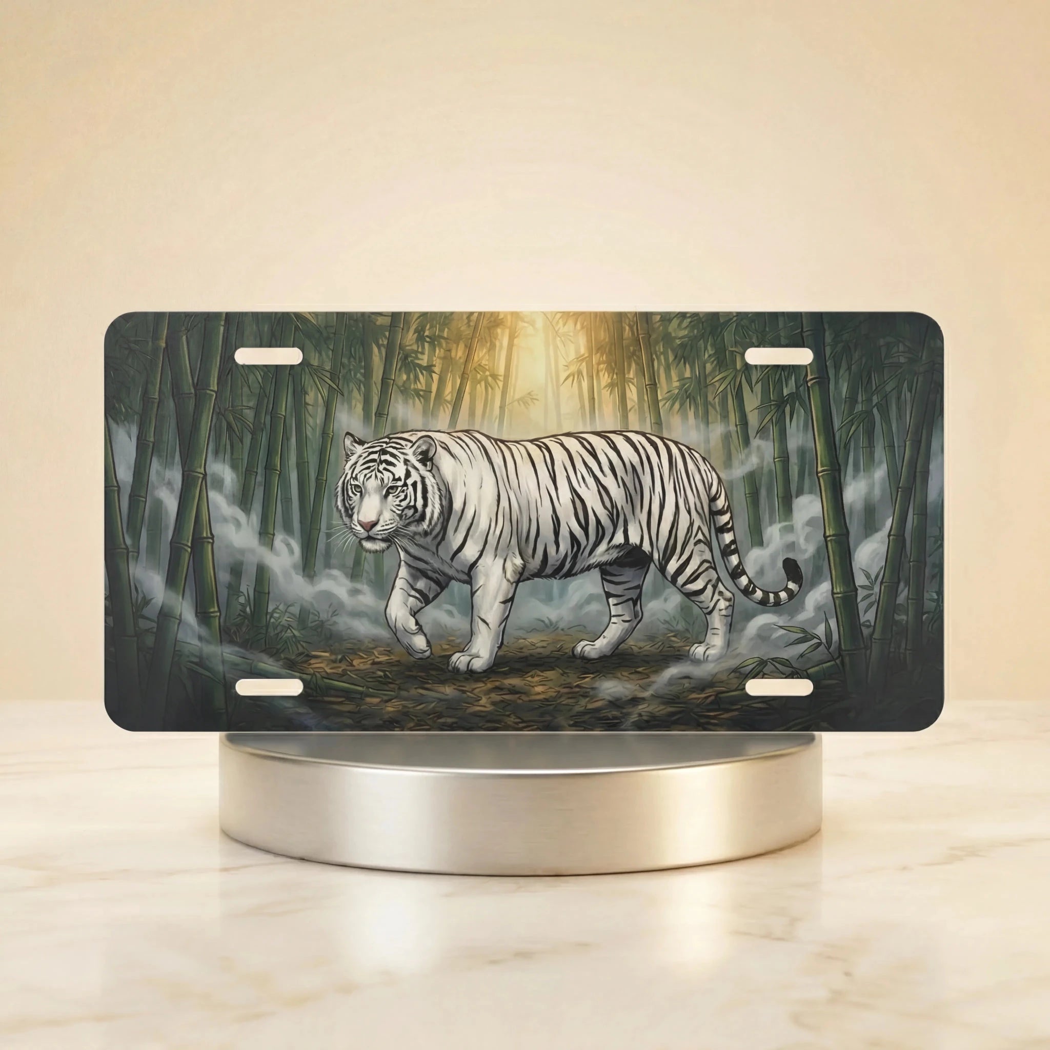 Japanese Art Illustration Vanity Plate - Road Muse