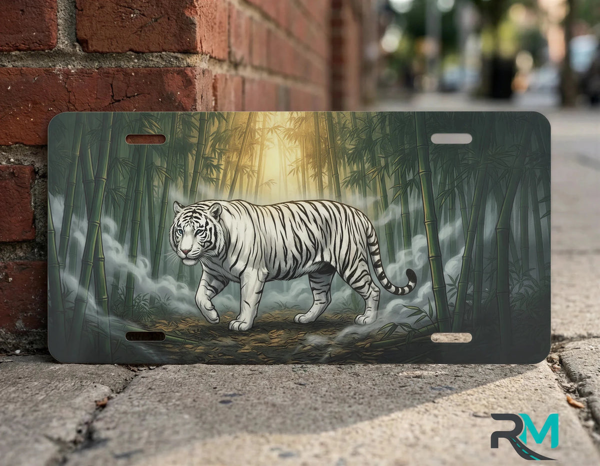 Japanese Art Illustration Vanity Plate - Road Muse