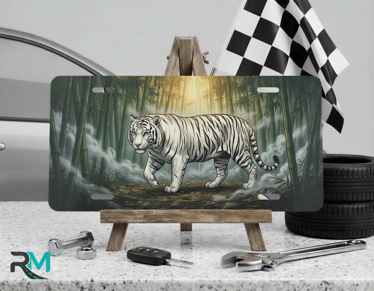 Japanese Art Illustration Vanity Plate - Road Muse