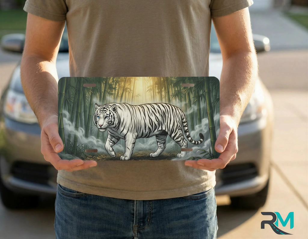 Japanese Art Illustration Vanity Plate - Road Muse