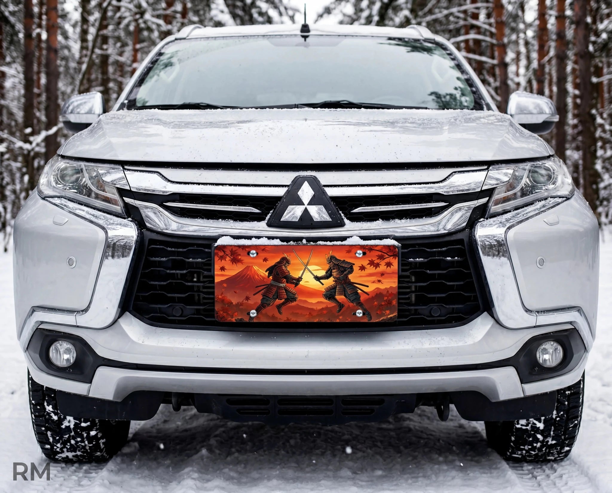 Japanese Art Vanity Plate - Road Muse