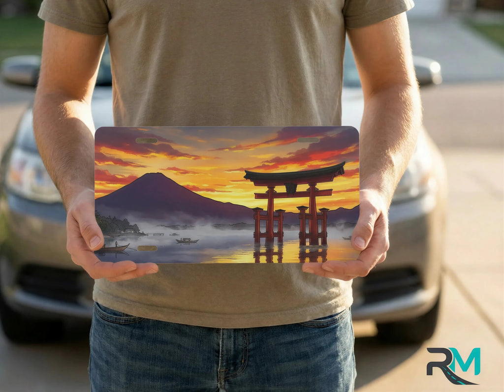 Japanese Dark Art Vanity Plate - Road Muse