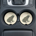 Kintsugi Frog Car Coasters Set - Road Muse